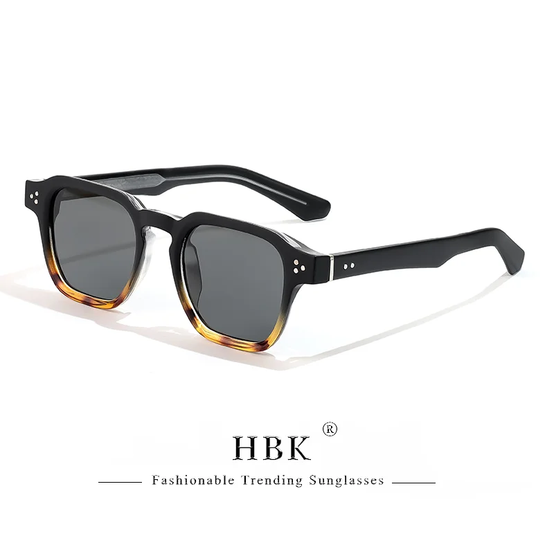 HBK Vintage Fashion Sunglasses Men Brand Gradient Design Sun Glasses Outdoor Sports Party Travel Ideal Choice for Gifts