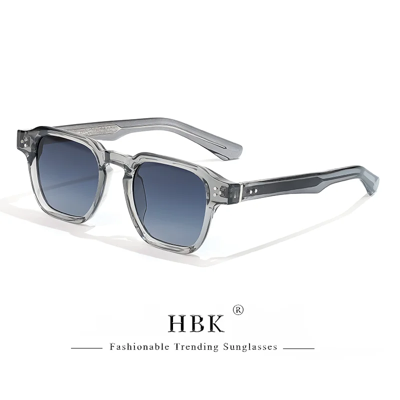 HBK Vintage Fashion Sunglasses Men Brand Gradient Design Sun Glasses Outdoor Sports Party Travel Ideal Choice for Gifts