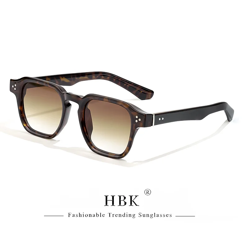 HBK Vintage Fashion Sunglasses Men Brand Gradient Design Sun Glasses Outdoor Sports Party Travel Ideal Choice for Gifts