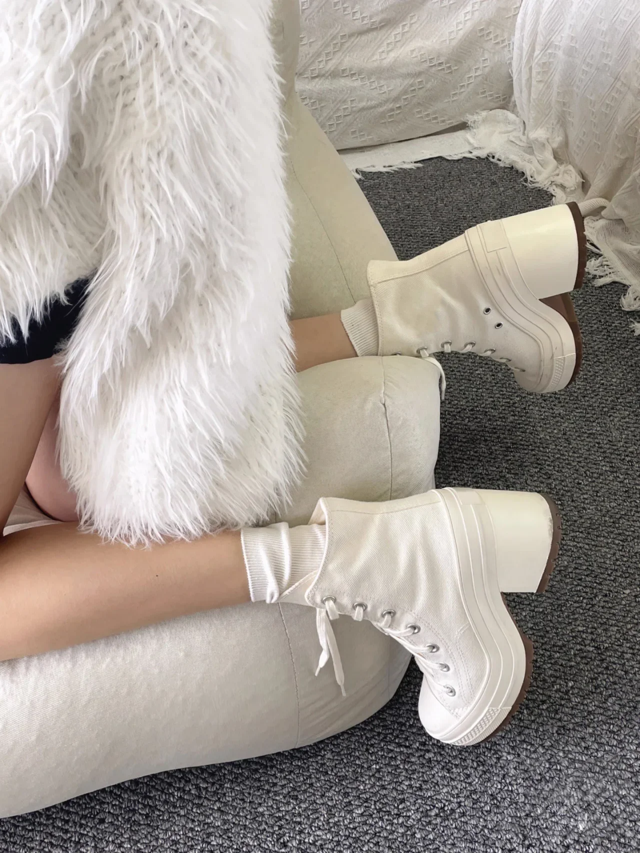 Classic Women Platform Sneakers Canvas Shoes Personalized Luxry Heels Skateboard Lace Up Casual Shoes Fashion Outdoor Sneakers