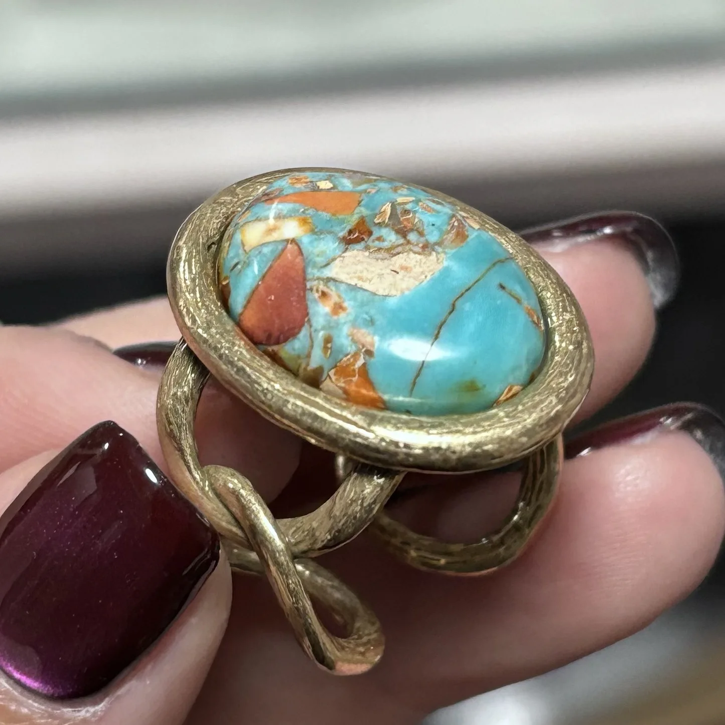Vintage Jewelry Set Oval Natural Stone Nautical Map Designers Pendants And Necklaces Earrings Antique Gold Color Women Ring 2025