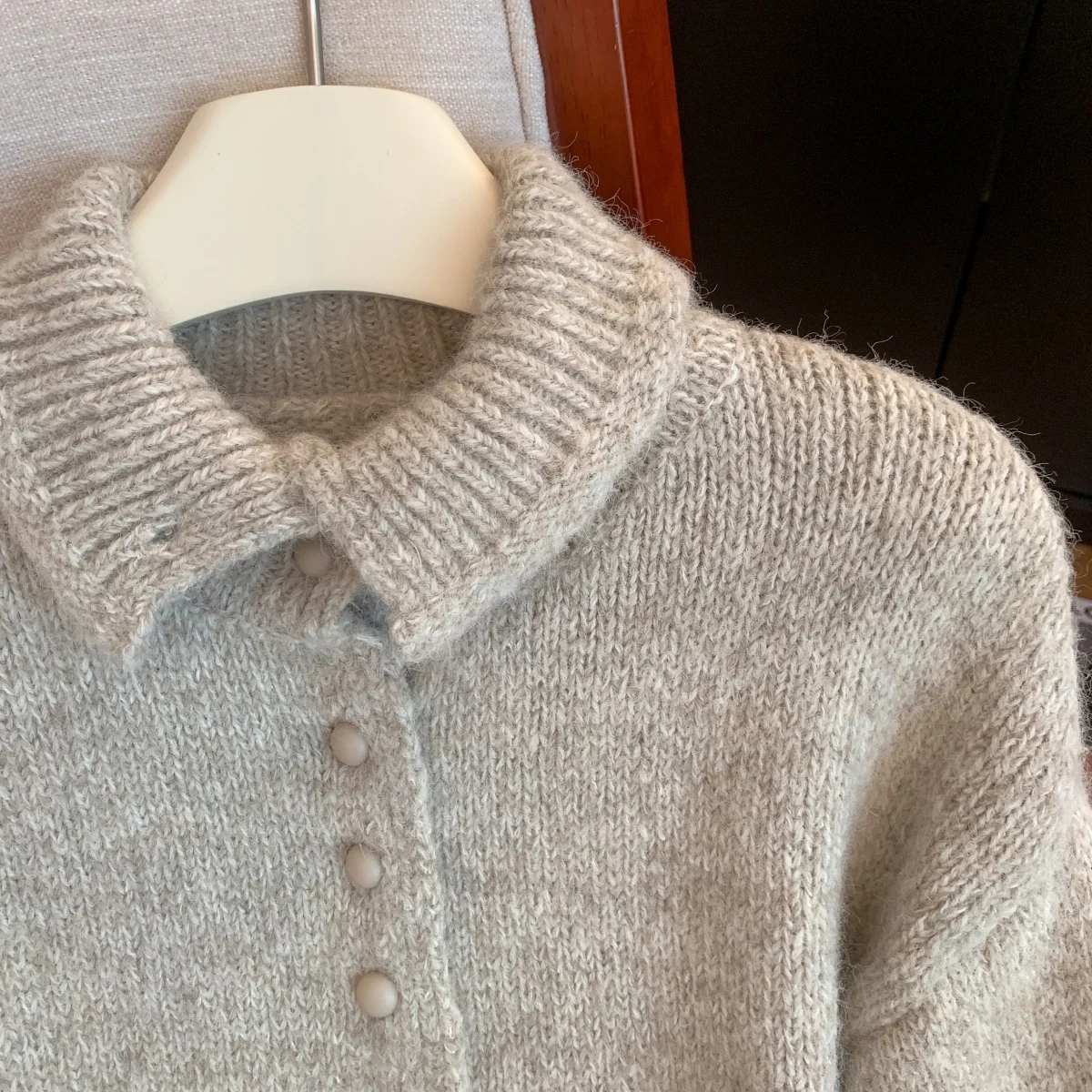 Women's Turtleneck Cardigan Sweater Y2k Vintage 2000s Jumper Knitwear Long Sleeves Korean Soft Cozy Sweater Autumn Winter 2025