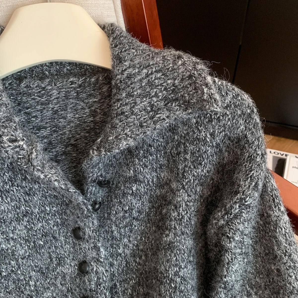 Women's Turtleneck Cardigan Sweater Y2k Vintage 2000s Jumper Knitwear Long Sleeves Korean Soft Cozy Sweater Autumn Winter 2025