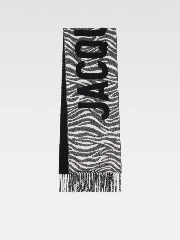 Luxury Brand 100% Wool Warm Scarf For Women Design Winter Men Shawl Wrap Pashmina 2025 Letter Female Bufanda Echarpe Foulard