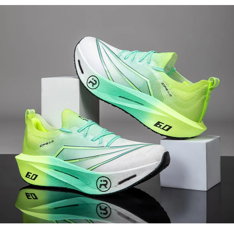 Running Shoes Marathon Men Carbon Board Breathable Lightweight Women Comfortable Athletic Casual Sneakers Outdoor Sports New