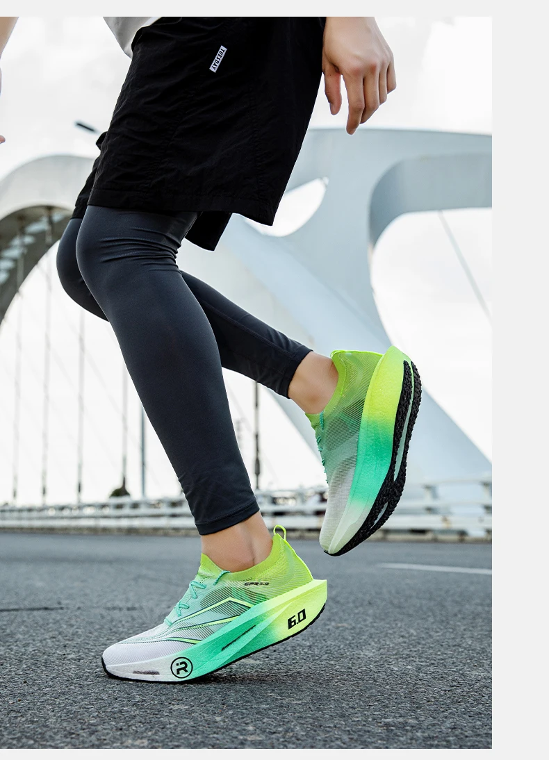 Running Shoes Marathon Men Carbon Board Breathable Lightweight Women Comfortable Athletic Casual Sneakers Outdoor Sports New
