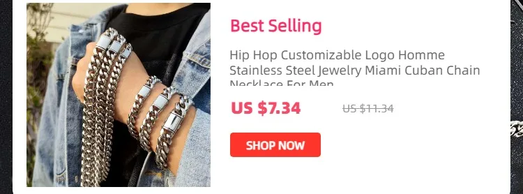 ESKEEM Hip Hop Monaco Bracelet PVD 14k Gold Plated Miami Cuban Link Chains 6/9/11/13MM Stainless Steel for Women And Men
