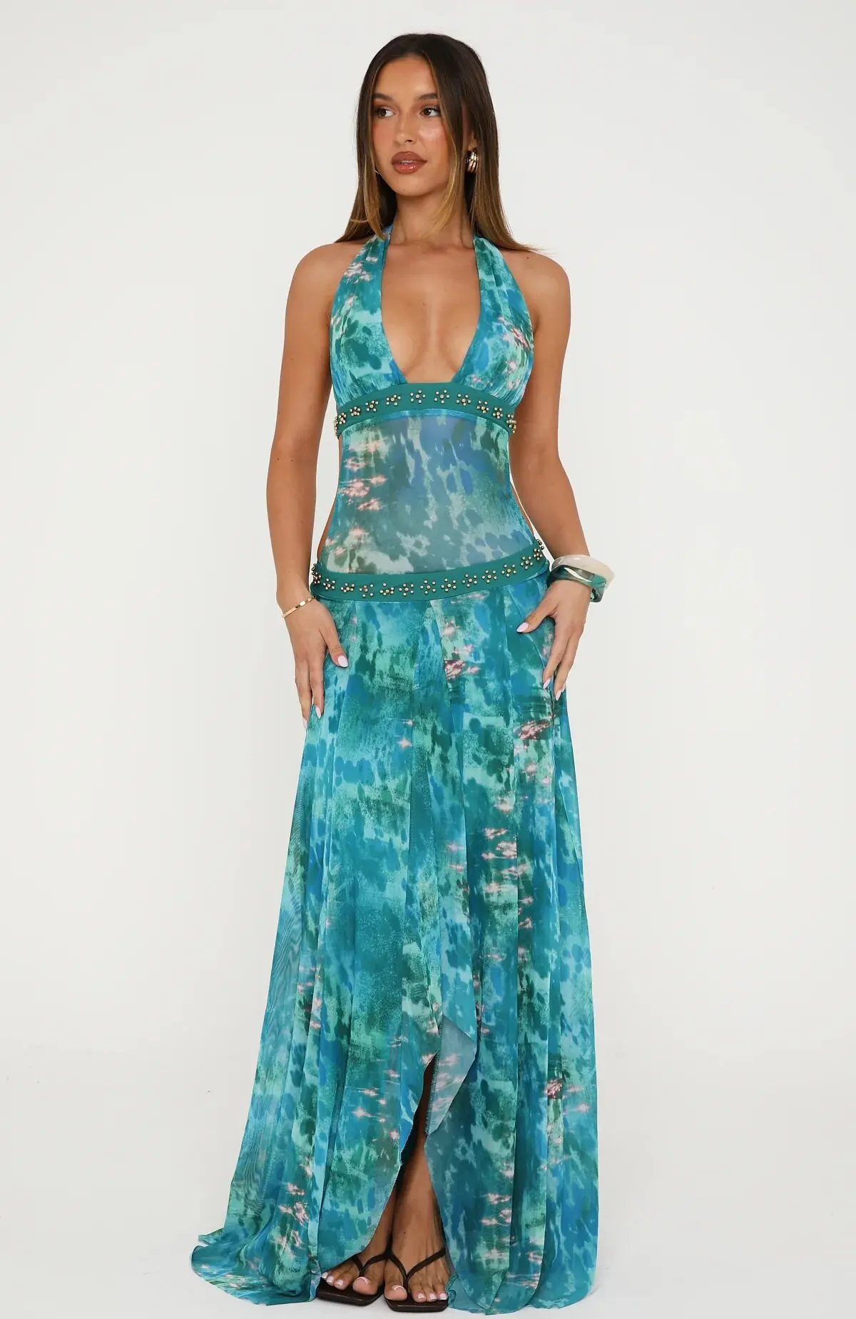 CHNMR Elegant Leopard Print Long Dress Women Halter Backless Maxi Dresses 2026 Summer Nightclub Party Female Vestidos for Beach