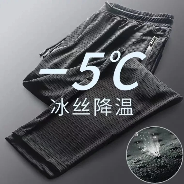 Summer Autumn sports pants hole Breathable sweatpants Men plus size 8XL 9XL 10XL big sales cheap pants stretch elasticity Pants