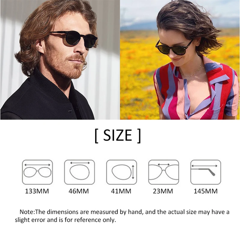 Johnny Depp Polarized Sunglasses Man Lemtosh Sun Glasses Woman Luxury Brand Vintage Acetate Frame Round Night Vision Goggles