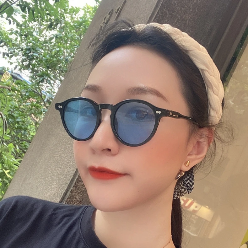 Johnny Depp Polarized Sunglasses Man Lemtosh Sun Glasses Woman Luxury Brand Vintage Acetate Frame Round Night Vision Goggles