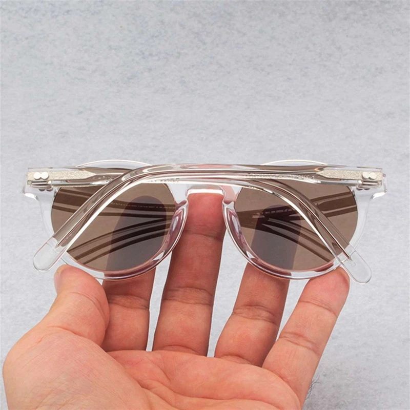Johnny Depp Polarized Sunglasses Man Lemtosh Sun Glasses Woman Luxury Brand Vintage Acetate Frame Round Night Vision Goggles