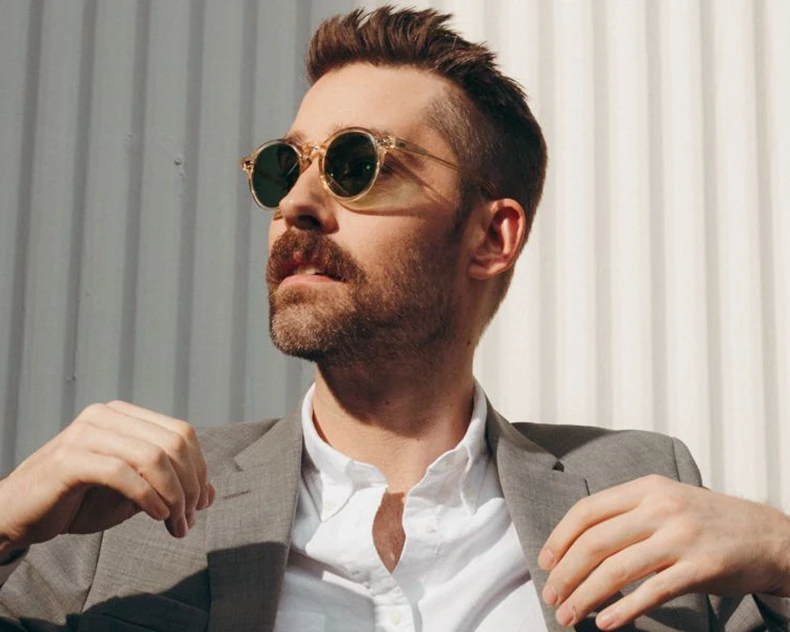 Johnny Depp Polarized Sunglasses Man Lemtosh Sun Glasses Woman Luxury Brand Vintage Acetate Frame Round Night Vision Goggles