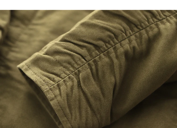 0602# Spring and Autumn New American Retro Thickened Casual Deck Jacket Men's Fashion 100% Cotton Washed Old Loose Cargo Coat