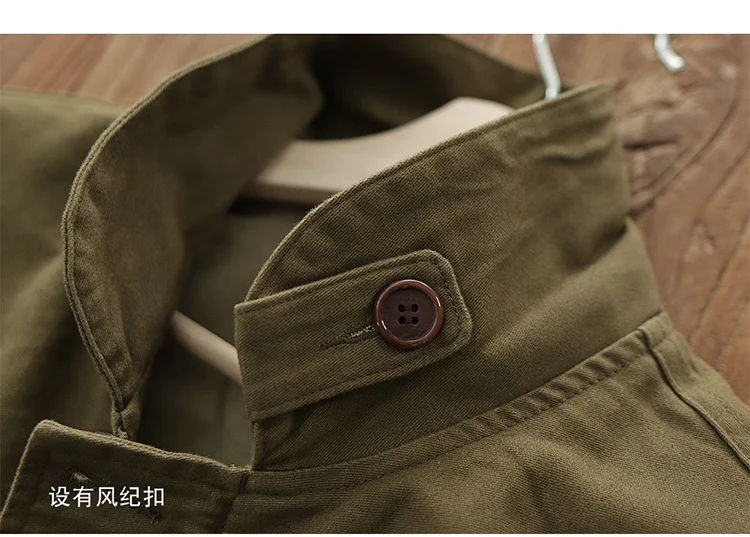 0602# Spring and Autumn New American Retro Thickened Casual Deck Jacket Men's Fashion 100% Cotton Washed Old Loose Cargo Coat
