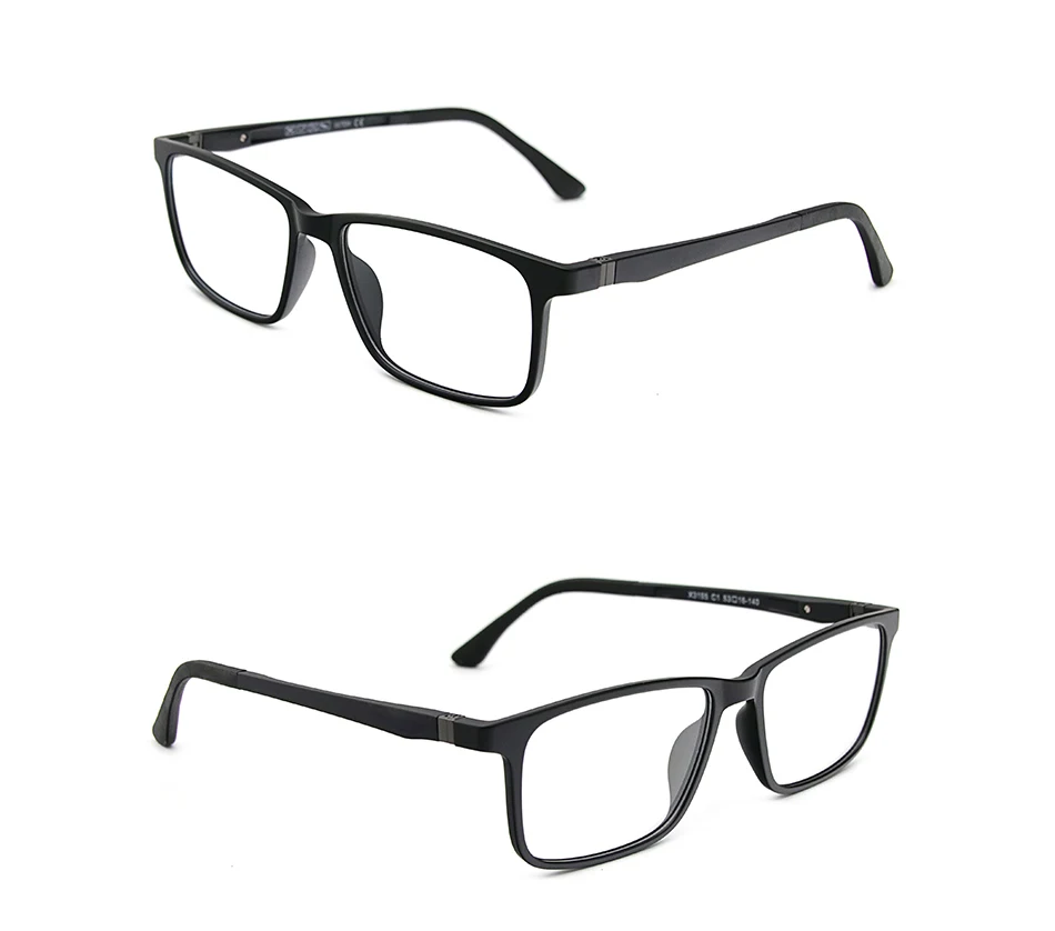 X3195 Magnet Clip On Glasses Frame Men Prescription Optical Eyeglasses Frame Women Myopia Polarized Magnet Clip On Sunglasses