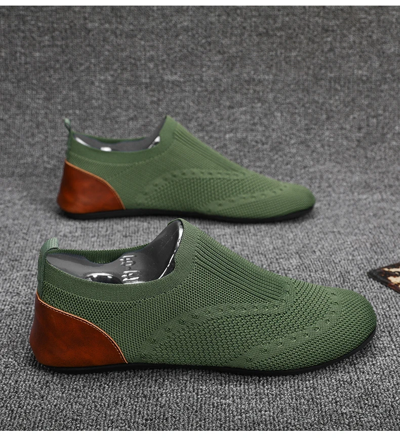 YRZL Loafers Men Soft Driving Moccasins High Quality Flats Male Walking Shoes Breathable Mesh Casual Loafers Slip on Mens Shoes