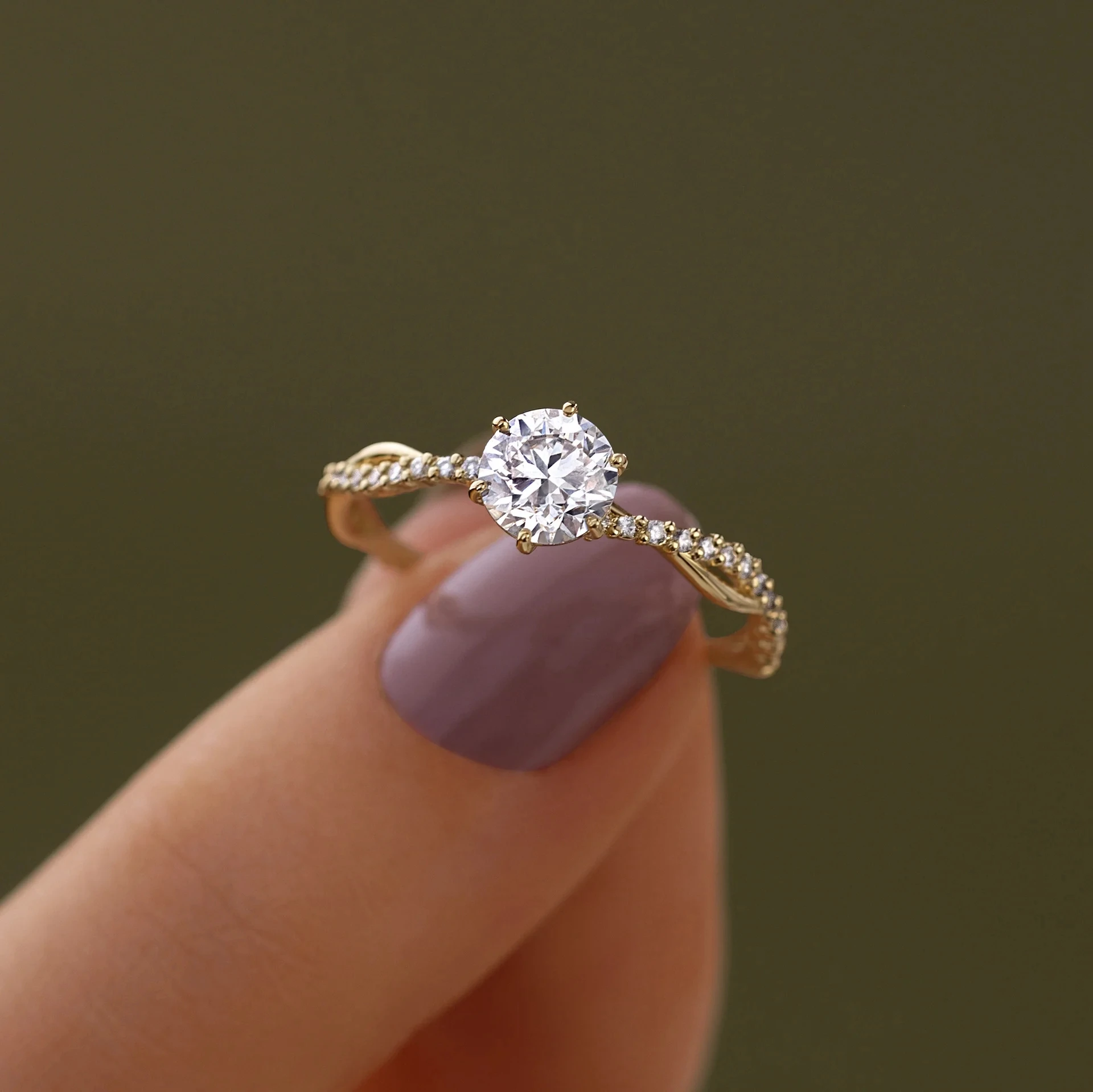 GRA Certified 1-3 Carat Moissanite Ring 925 Silver Ring Round Cut Halo for Women Engagement Promise Wedding Jewelry Wholesale