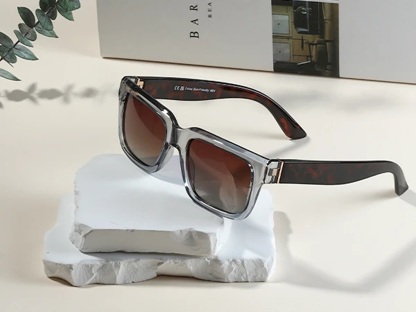ZENOTTIC Rectangle Sunglasses for Men Women Polarized UV400 Protection Classic Trendy Driving Sun Glasses