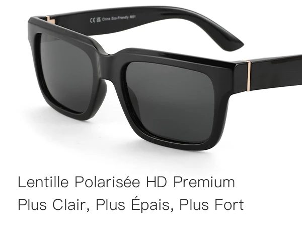 ZENOTTIC Rectangle Sunglasses for Men Women Polarized UV400 Protection Classic Trendy Driving Sun Glasses