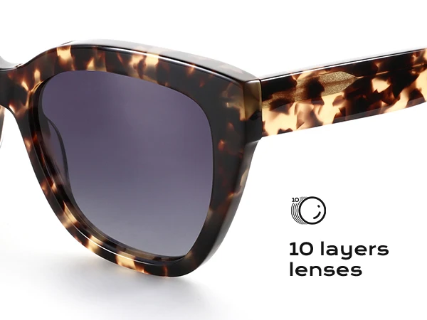 ZENOTTIC 2026 Butterfly Polarized Sunglasses Women's Thick Frame Shade UV400 Protective Acetate Sun Glasses Fashion Shopping