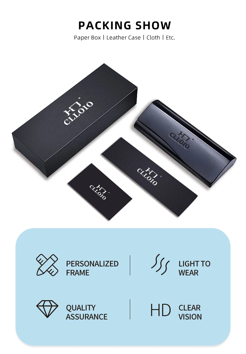 CLLOIO Metal Alloy 3 In 1 Magnet Clip Optical Myopia Glasses For Men Polarized Sunglasses Hyperopia Prescription Reading Glasses