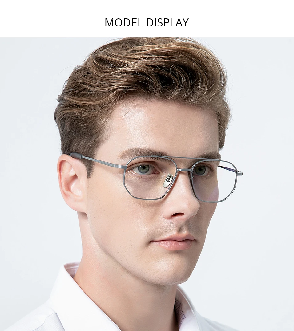 FONEX Pure Titanium Glasses Frame Men New Brand Design Square Eyeglasses Ultralight-Weight Japanese High Quality Eyewear 07518