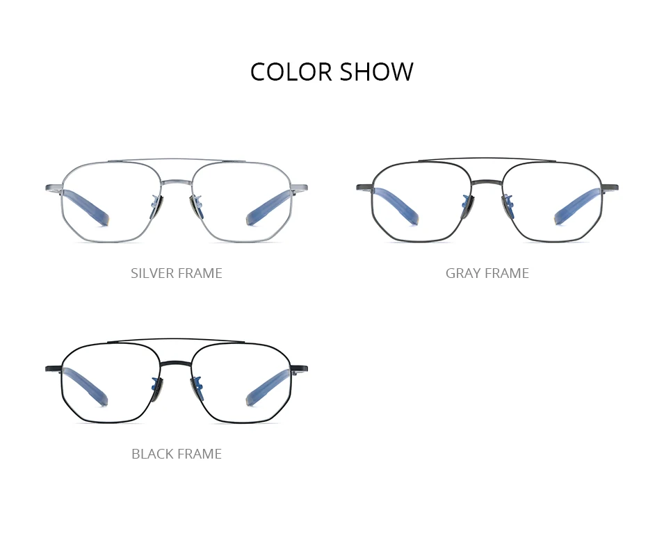 FONEX Pure Titanium Glasses Frame Men New Brand Design Square Eyeglasses Ultralight-Weight Japanese High Quality Eyewear 07518