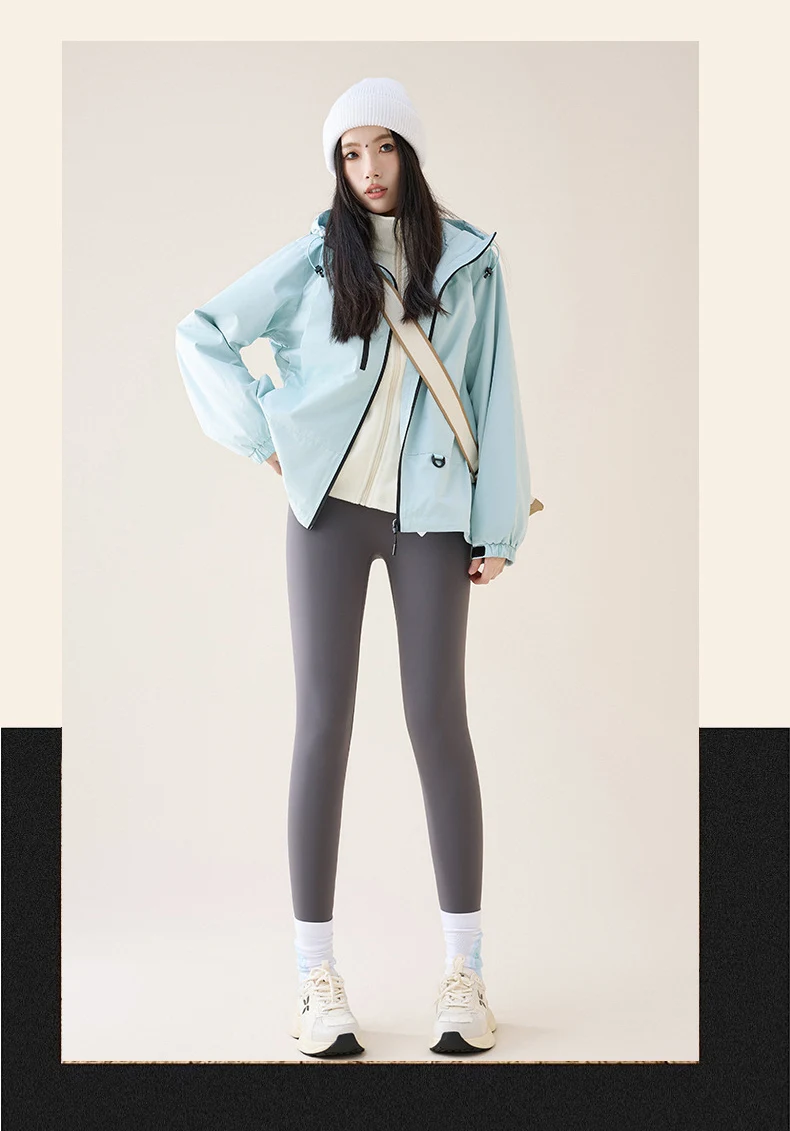 BIVIGAOS Autumn Winter High Waist Fleece Sharkskin Leggings Women Seamless Slim Tight-Fit Velvet Thickened Elastic Warm leggings