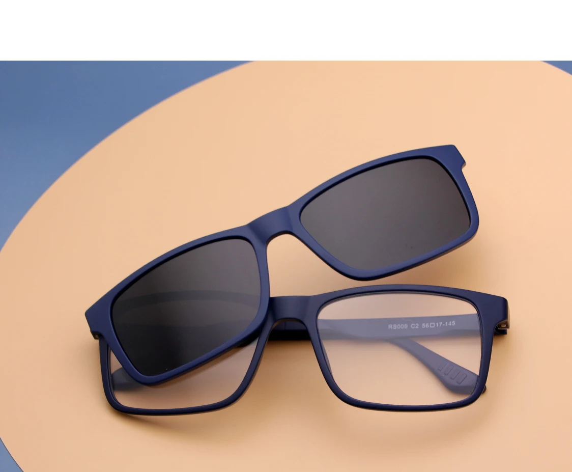 RS009 Ultra-Light Classic Magnetic Frame Sunglasses And Optical Glasses Combination New Model