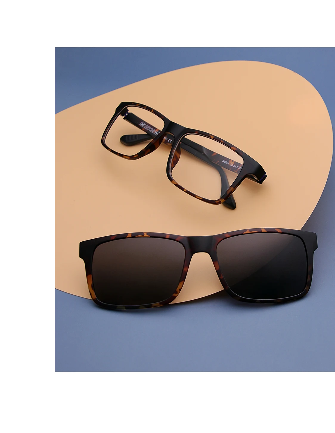 RS009 Ultra-Light Classic Magnetic Frame Sunglasses And Optical Glasses Combination New Model