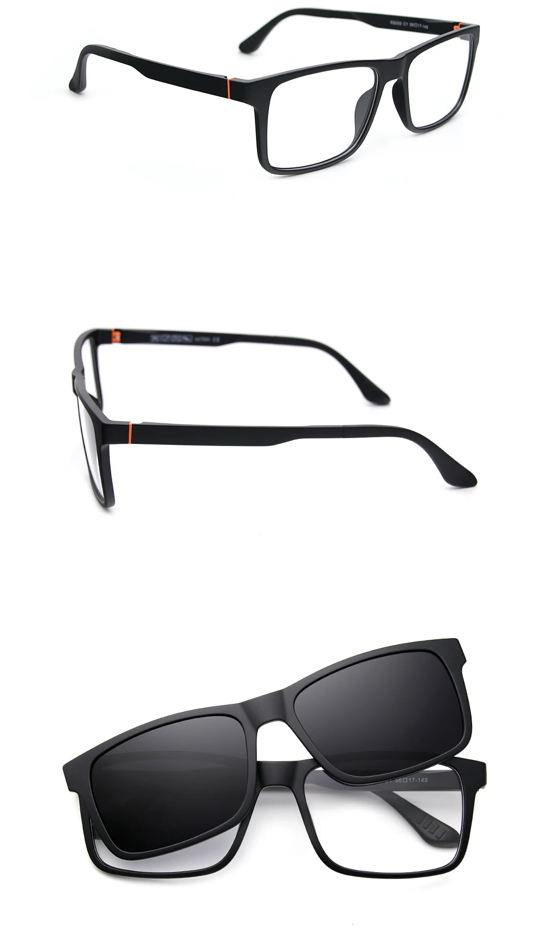RS009 Ultra-Light Classic Magnetic Frame Sunglasses And Optical Glasses Combination New Model