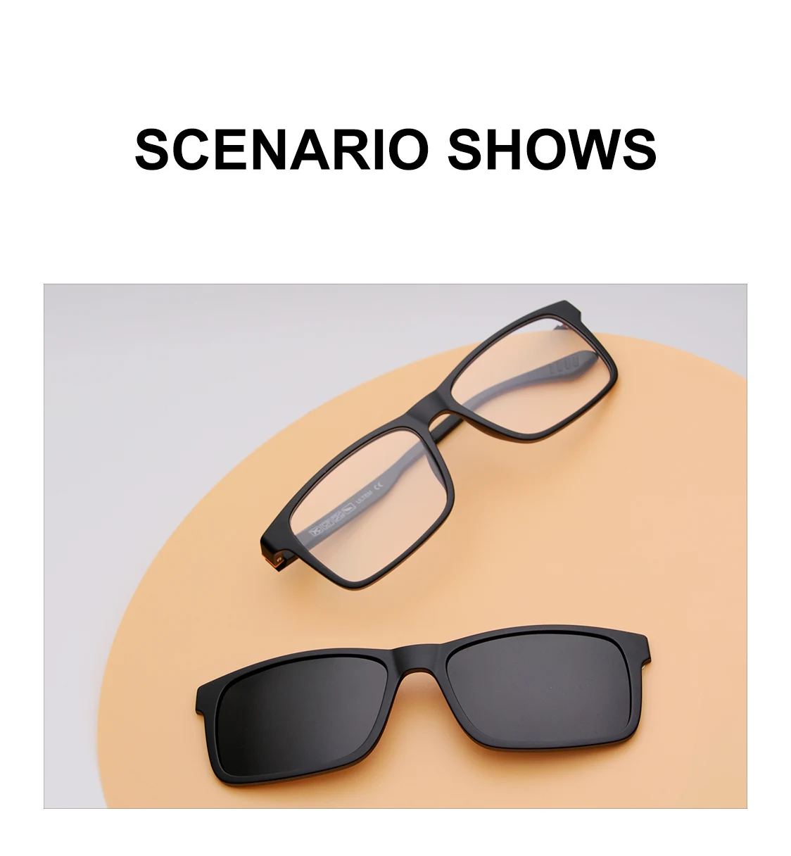 RS009 Ultra-Light Classic Magnetic Frame Sunglasses And Optical Glasses Combination New Model
