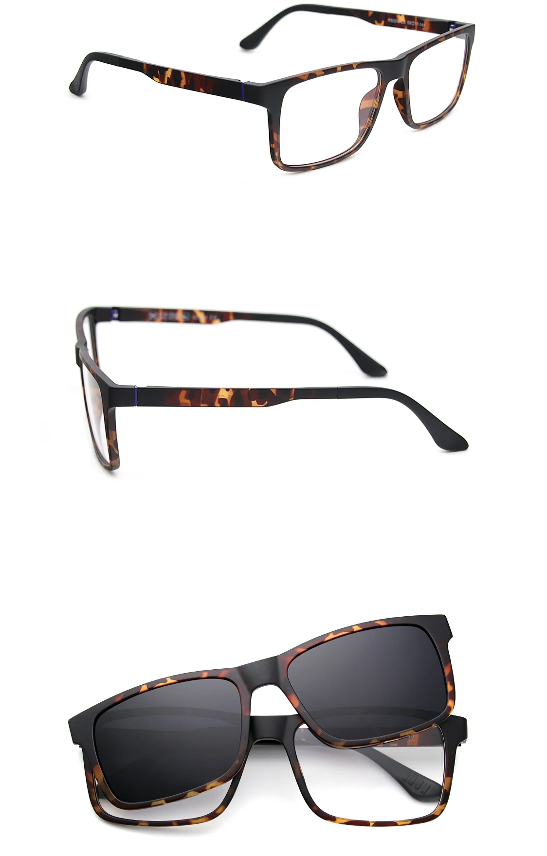 RS009 Ultra-Light Classic Magnetic Frame Sunglasses And Optical Glasses Combination New Model