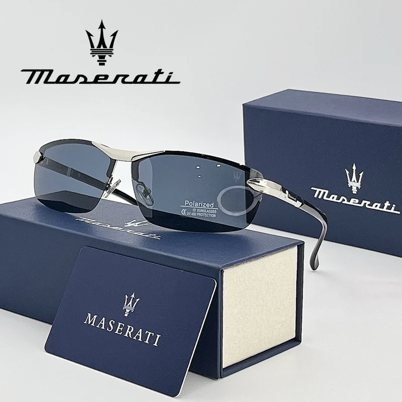 MASERATI Luxury Polarized Sunglasses Glasses for Men Women Trendy UV400 Driving Glasses High End Fashion & Premium Quality