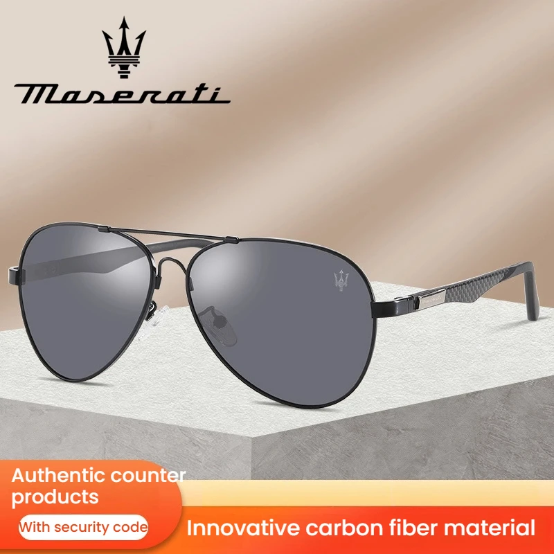 MASERATI Luxury Polarized Sunglasses Glasses for Men Women Trendy UV400 Driving Glasses High End Fashion & Premium Quality
