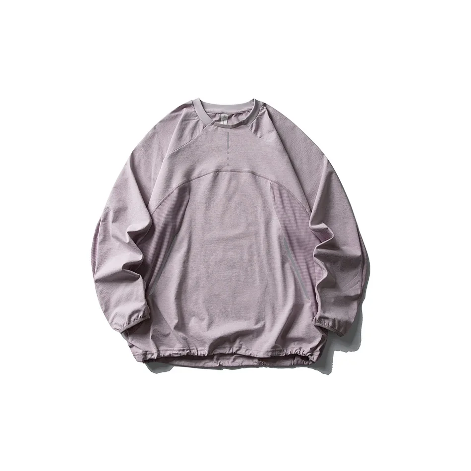 Outdoor Sport Loose Casual Quick Dry Long Sleeve T-shirt Men Women Couple Streetwear T Shirts Tops Running Cycling Tshirt