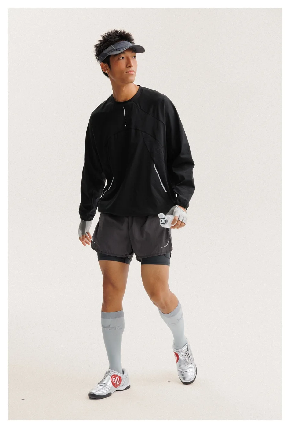 Outdoor Sport Loose Casual Quick Dry Long Sleeve T-shirt Men Women Couple Streetwear T Shirts Tops Running Cycling Tshirt