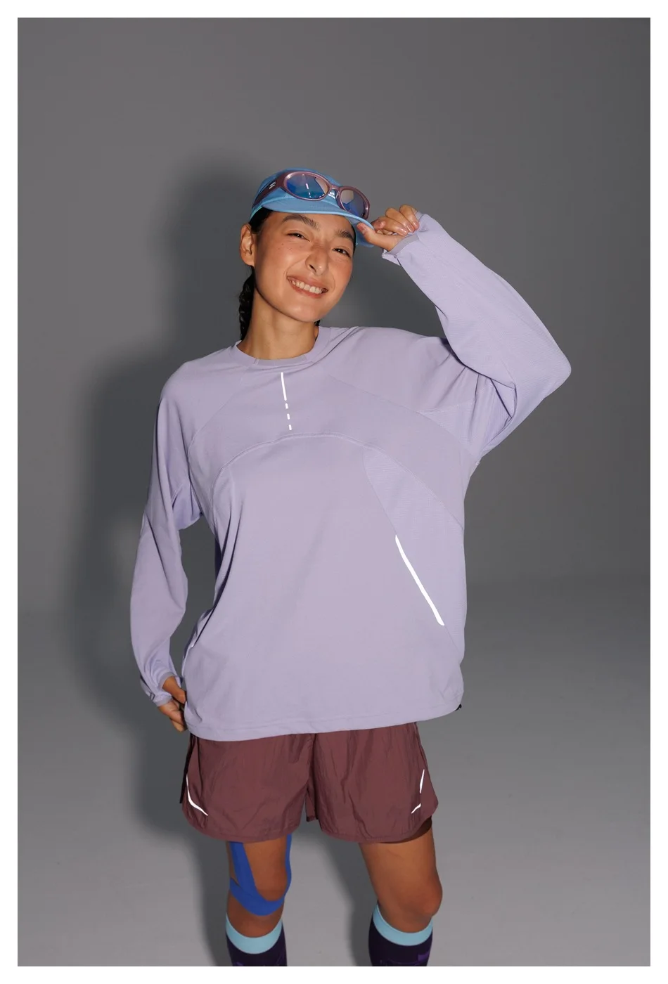 Outdoor Sport Loose Casual Quick Dry Long Sleeve T-shirt Men Women Couple Streetwear T Shirts Tops Running Cycling Tshirt
