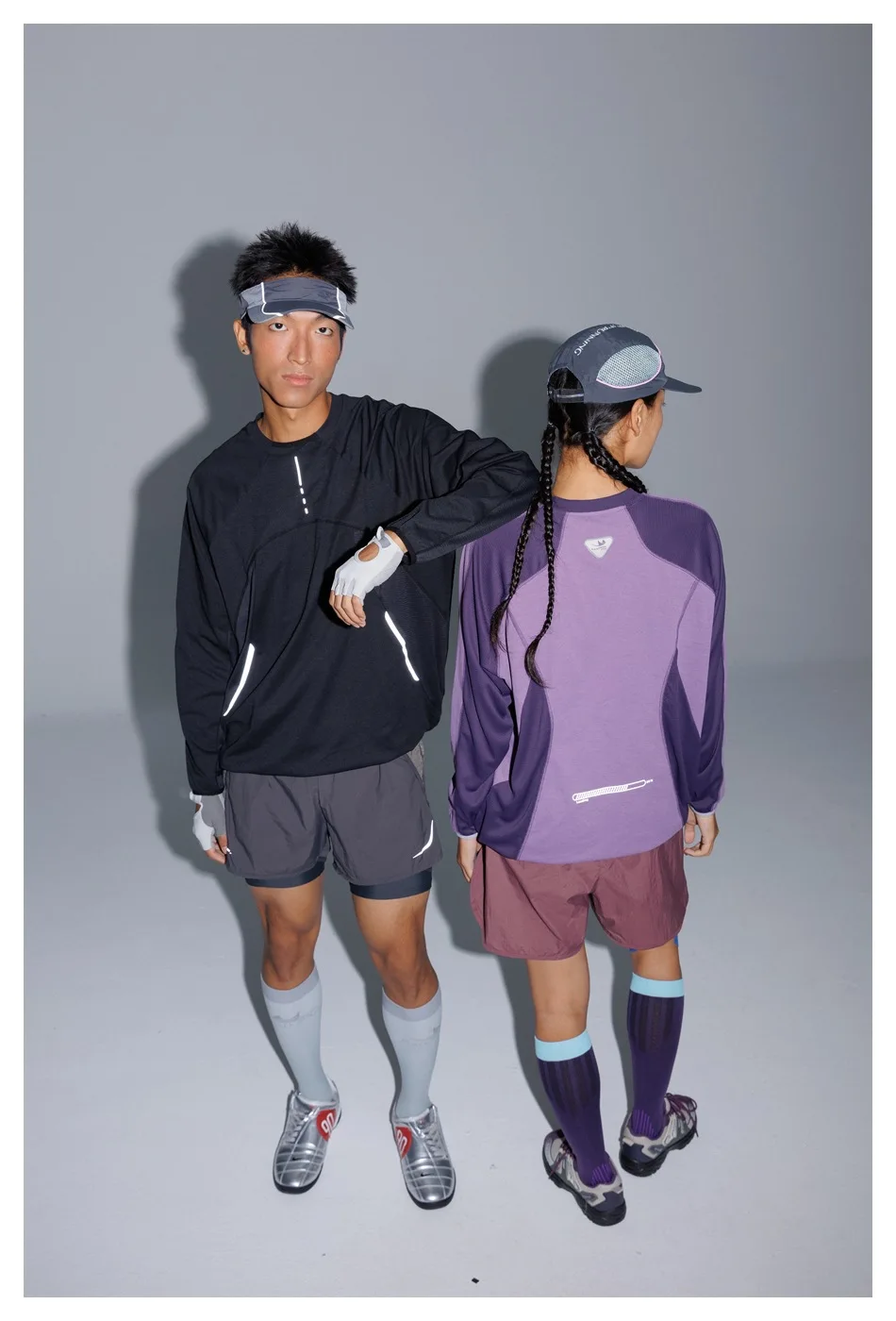 Outdoor Sport Loose Casual Quick Dry Long Sleeve T-shirt Men Women Couple Streetwear T Shirts Tops Running Cycling Tshirt