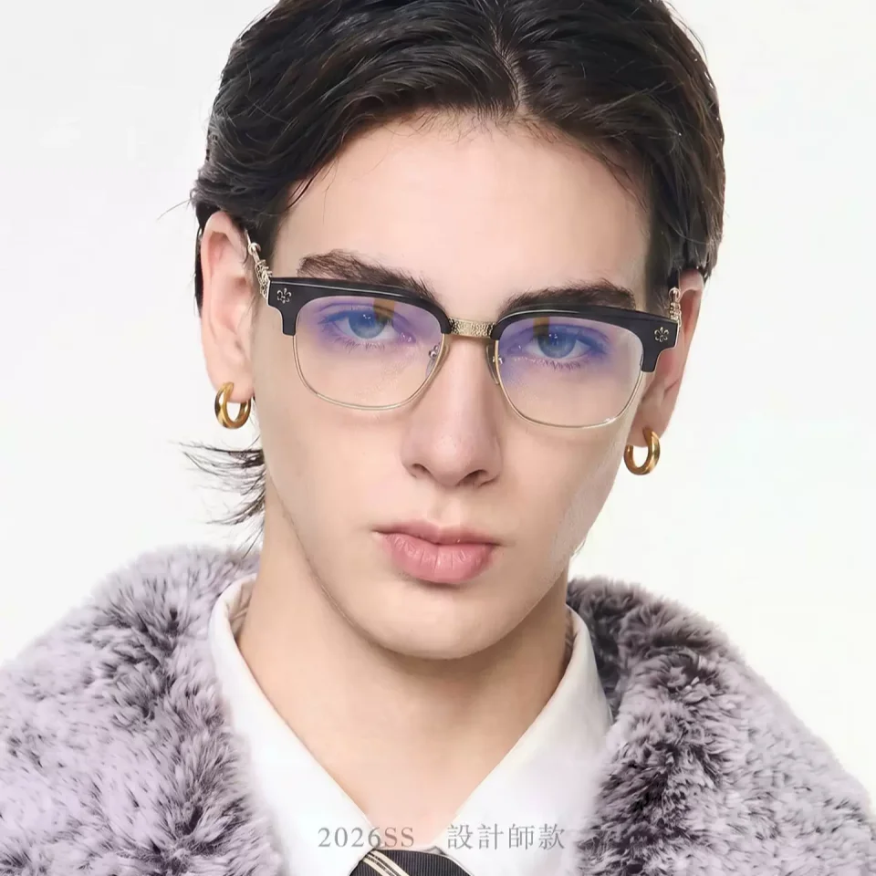 New Exquisite Acetate Luxury Women Square Glasses Frame Classic Fashion Men Optics Business Prescription Computer Myopia Glasses