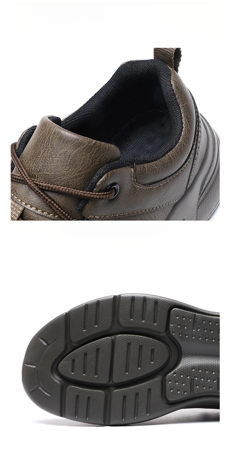 2025 New Men's Leather Casual Shoes Four Seasons Fashion Lightweight Business Shoes Men's Soft Sole Plus Size Men's Shoes 39-48