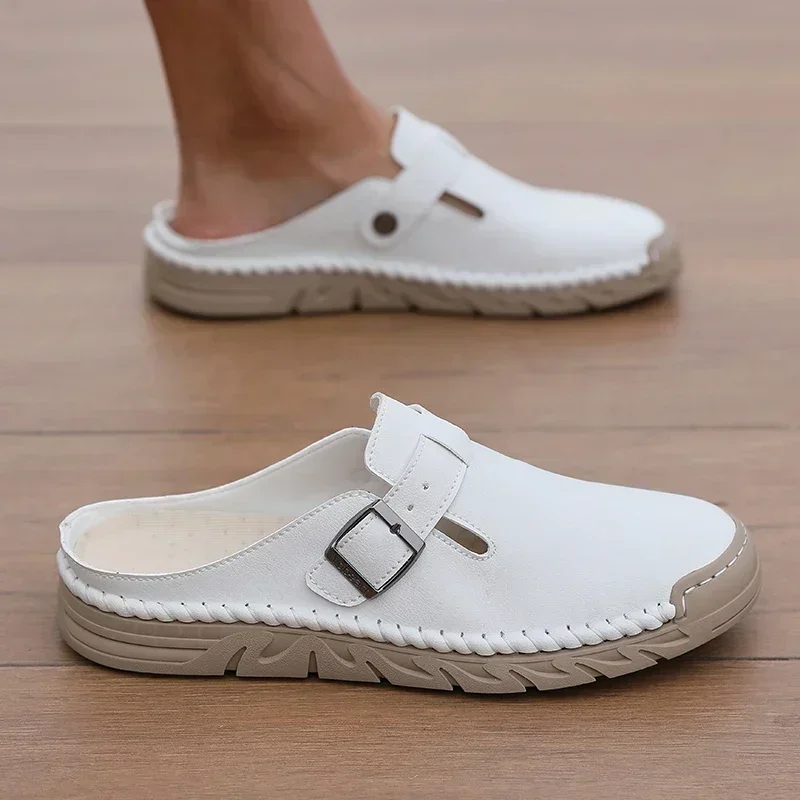 High Quality Semi Slip Shoes 2026 Arrival Men's Leather Shoes Comfortable and Casual Loafers Breathable Outdoor Walking Shoes