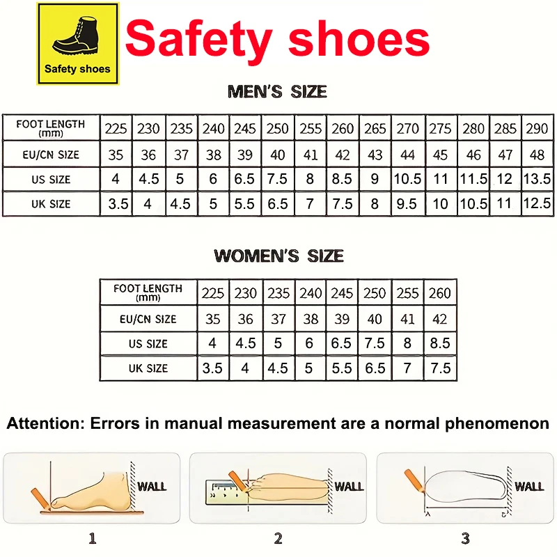 High-top Safety Shoes with Rotary Buckle, Impact-resistant and Puncture-proof, Suitable for Work, Labor Protection, Handling