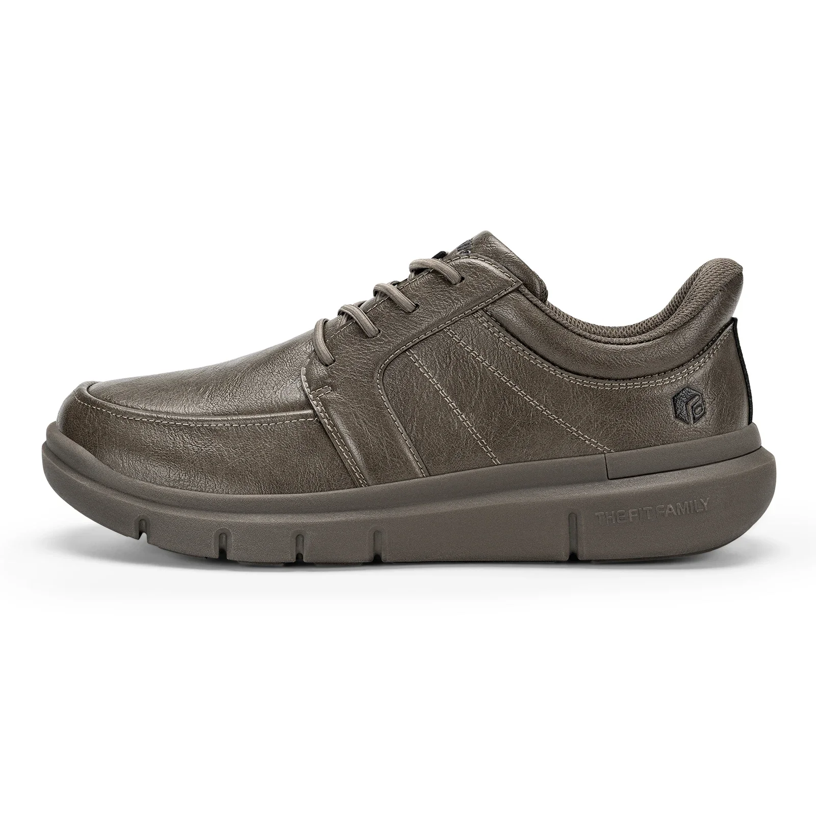 FitVille Wide Slip On Shoes For Men'S Lightweight Casual Dress Oxfords Shoes Business Walking Sneakers With Arch Support