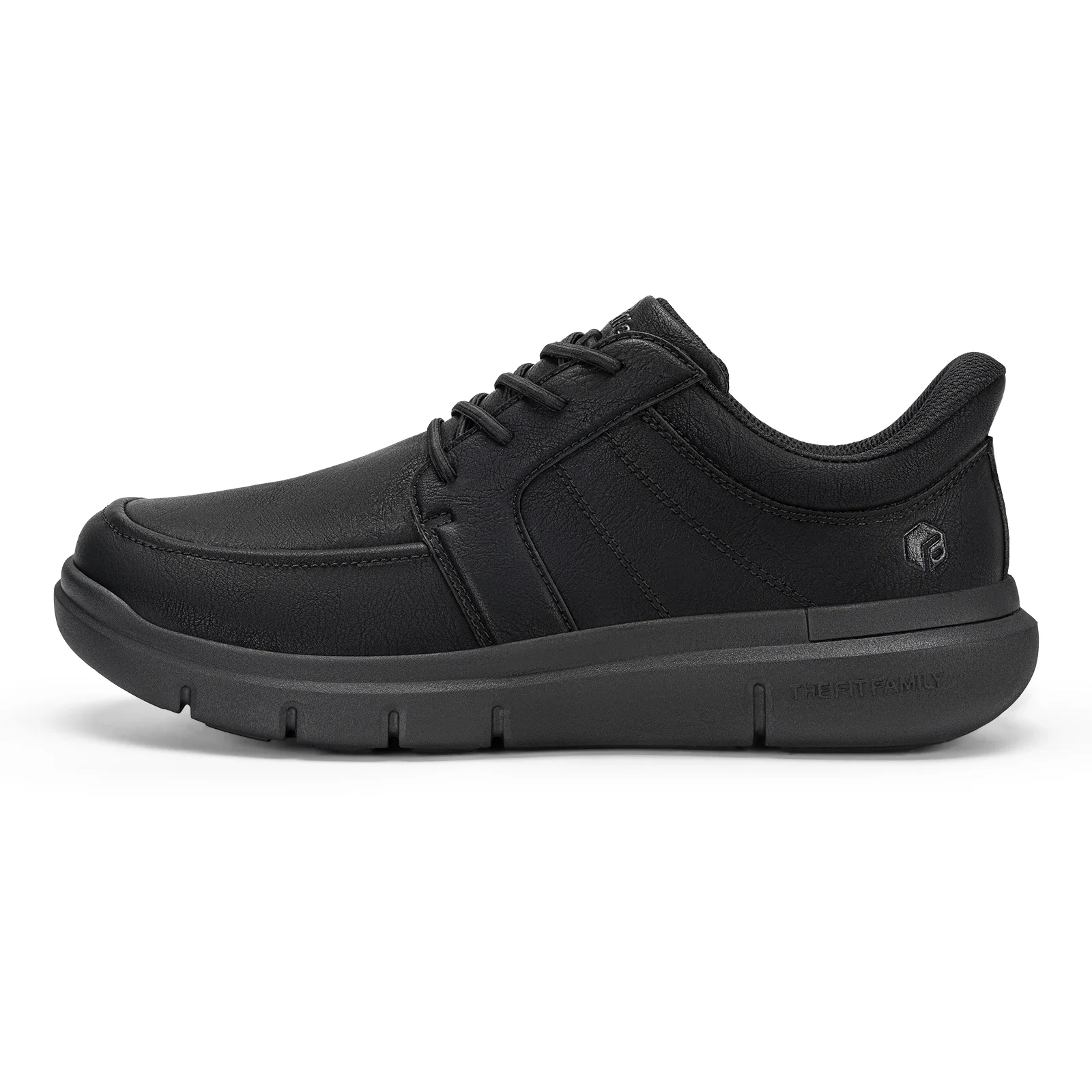 FitVille Wide Slip On Shoes For Men'S Lightweight Casual Dress Oxfords Shoes Business Walking Sneakers With Arch Support