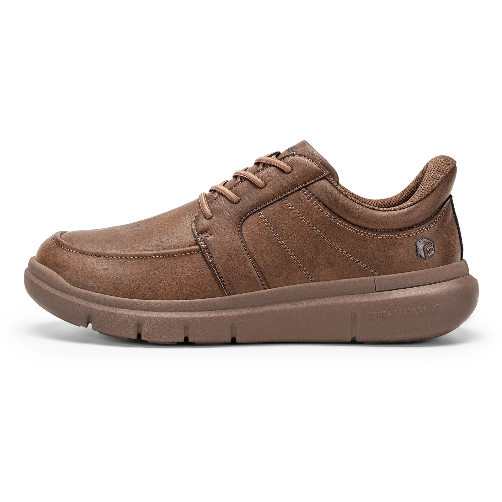 FitVille Wide Slip On Shoes For Men'S Lightweight Casual Dress Oxfords Shoes Business Walking Sneakers With Arch Support