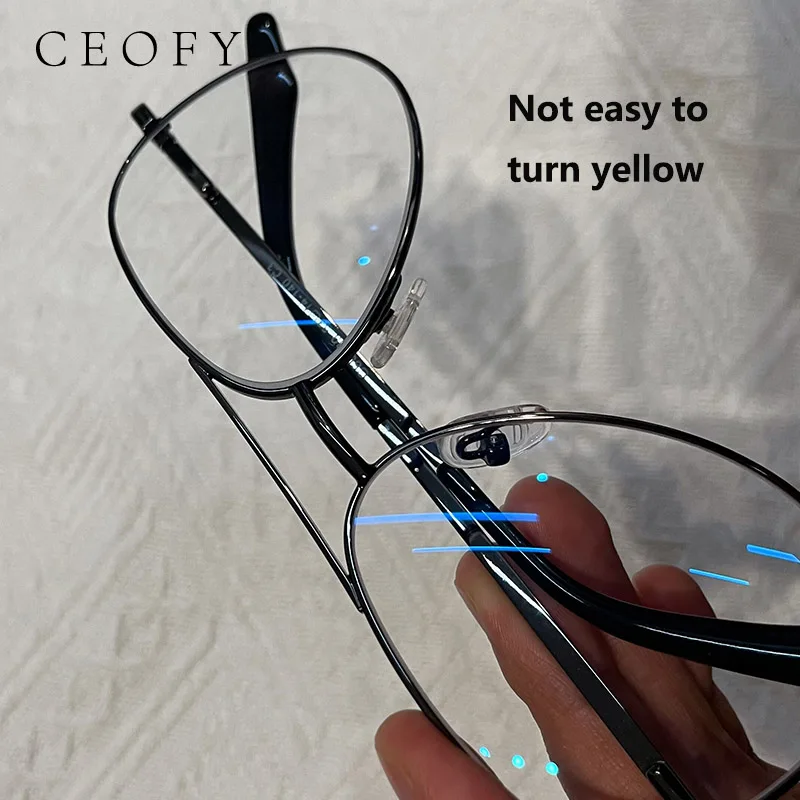 1.61 Index Blue Layer Anti-Blue Ray Prescription Lense Aspherical Computer Phone Protection Anti-reflective Optical Myopia Lens