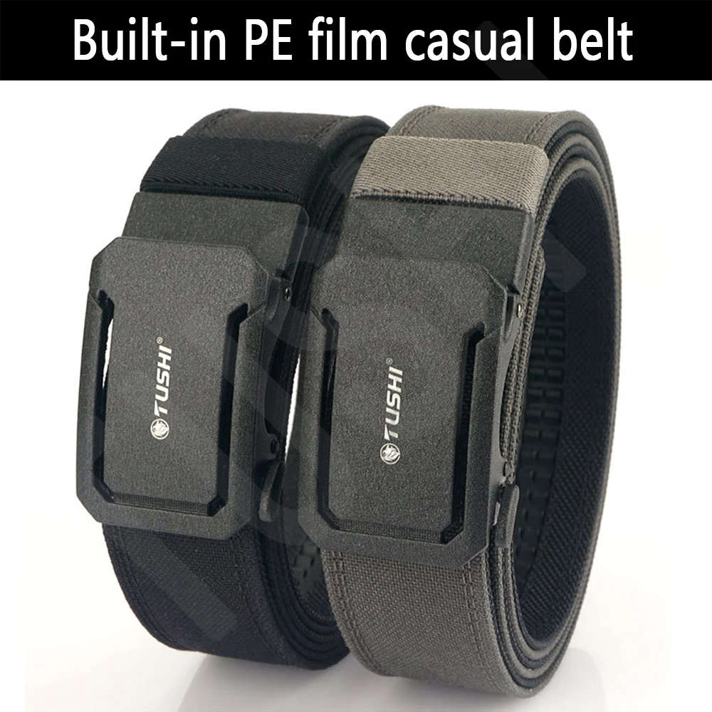 TUSHI Army Tactical Belt Quick Release Military Airsoft Training Molle Belt Outdoor Shooting Hiking Hunting Sports Belt
