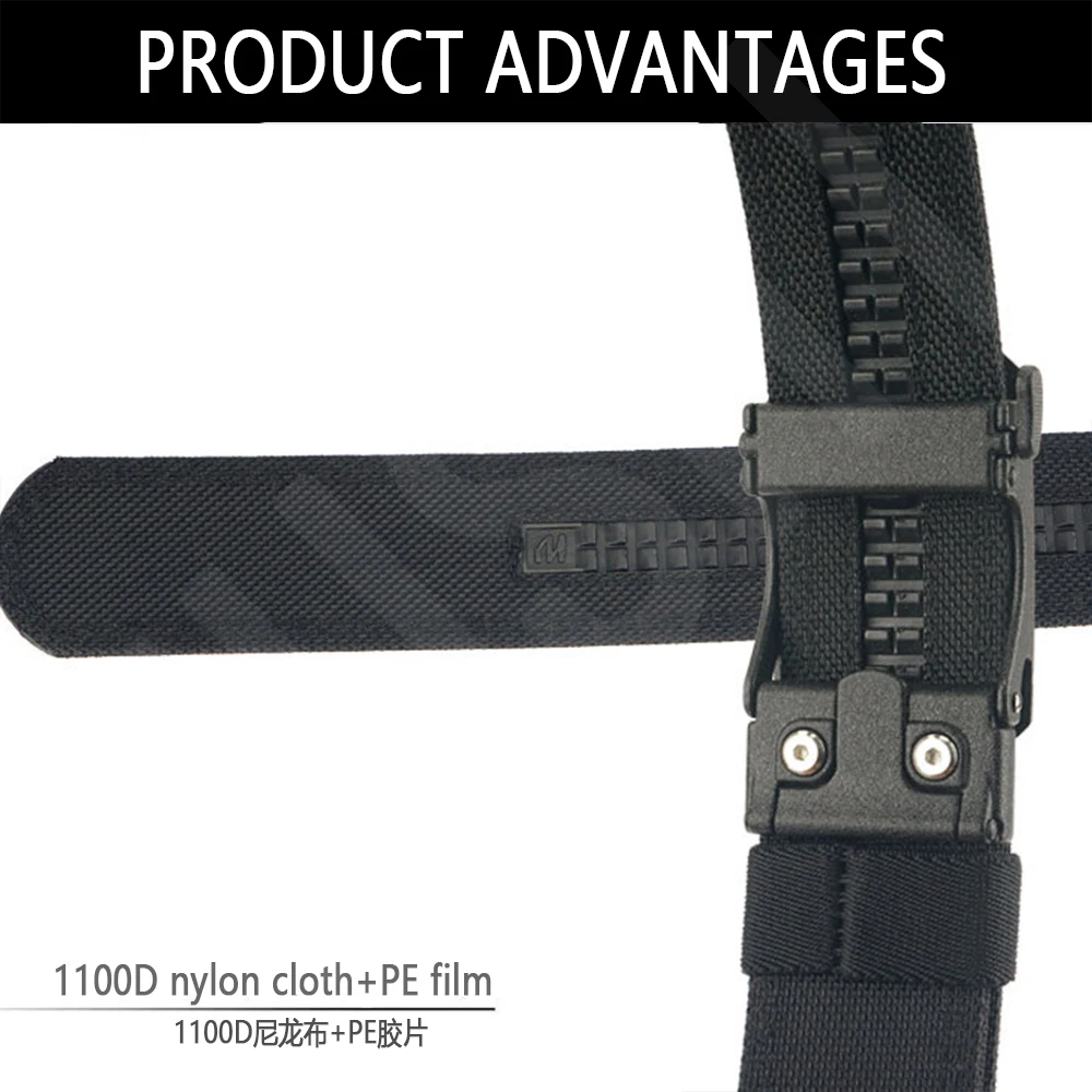 TUSHI Army Tactical Belt Quick Release Military Airsoft Training Molle Belt Outdoor Shooting Hiking Hunting Sports Belt